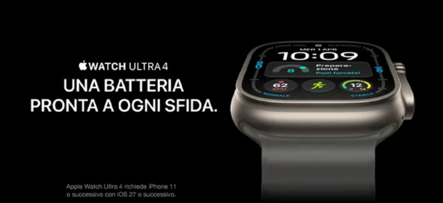 Promo: Apple Watch Ultra 4. Preordina ora